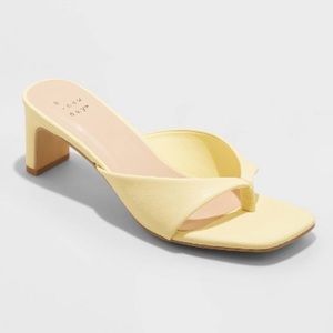 Target Yellow Heel Sandals